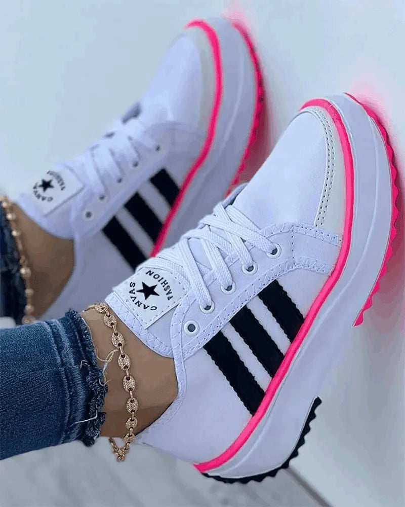 Trendy Platform Vulcanized Sneakers